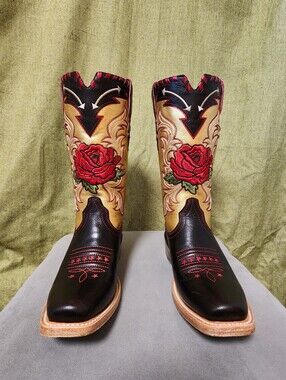 Women's Ariat Rodeo Western Cowboy Boots Size 5.5